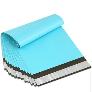 Ten (10) 6" x 9" teal poly mailers + Ten (10) Thank You Stickers